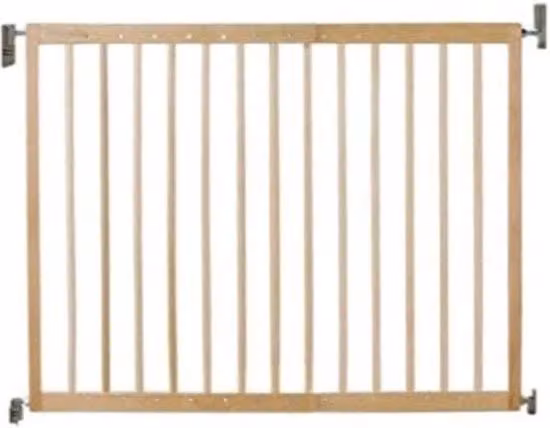 Trappola per scale in legno marrone regolabile senza forature con chiusura a vite L: 63-106 cm