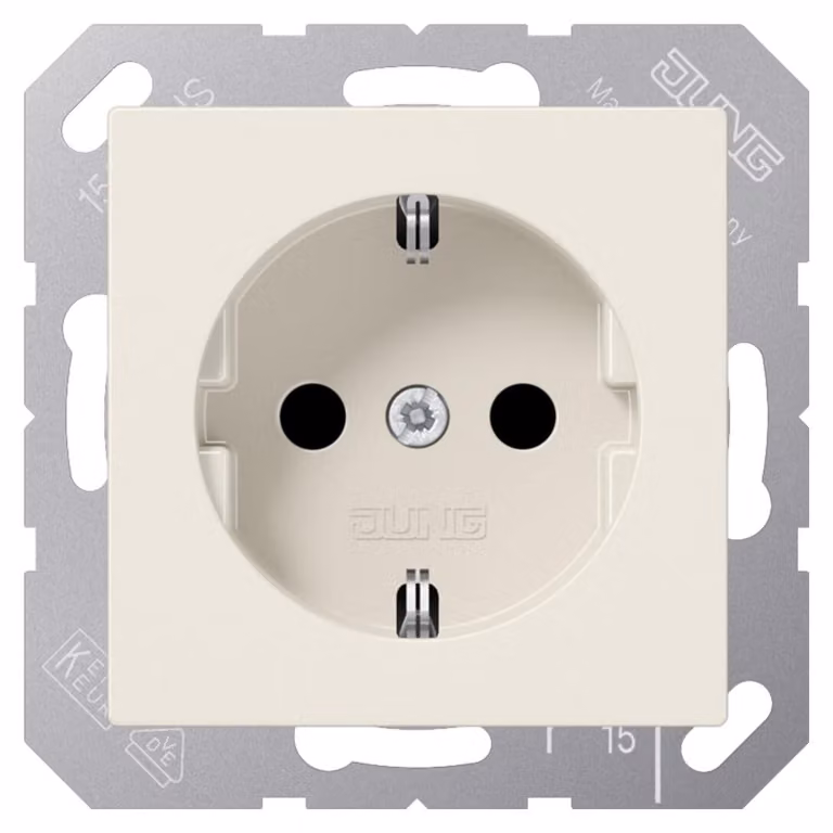 Jung SCHUKO presa di corrente bianca A 1520 KI