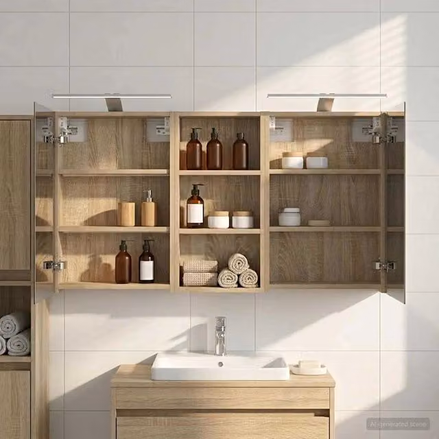 Set di Armadi da Bagno 3 pz 110 x 10,5 x 60,5 cm 3403722