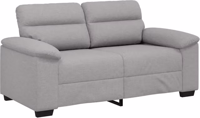 Divano | Divano da soggiorno | Sofa a 2 Posti Grigio Nuvola 160x81x84 cm in Tessuto