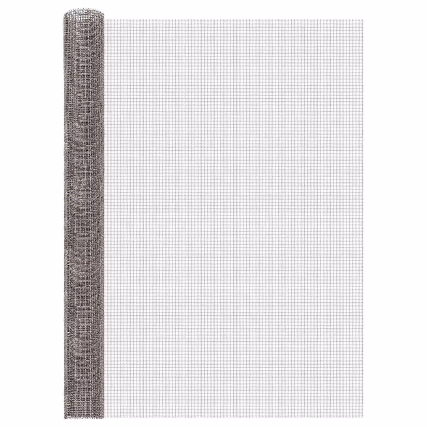 Rete per schermatura vidaXL in acciaio inossidabile Argento L: 1000 cm, H: 120 cm