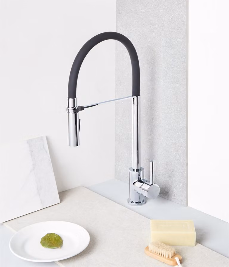 SANYCCES SPRAY ColdOpen Rubinetto monocomando da cucina, cromo