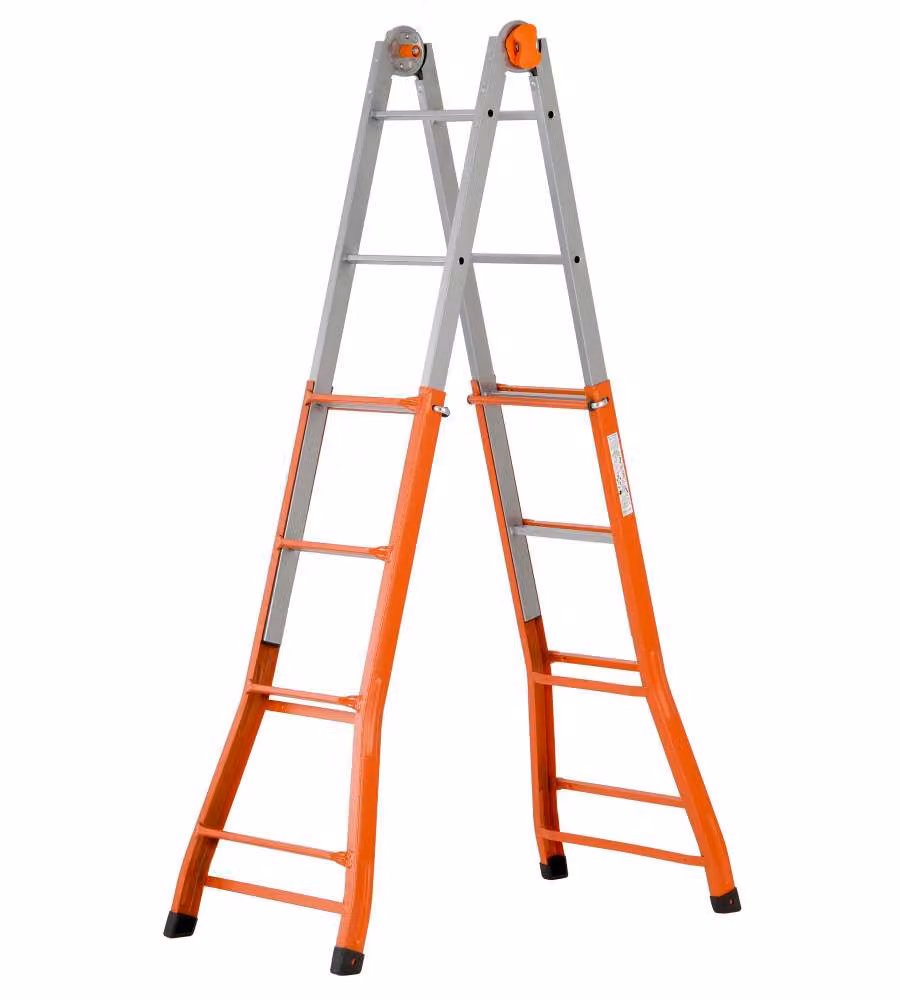 Gierre Scala Multiuso Telescopica in Acciaio - 115/377 cm - Robusta e Sicura