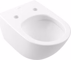 V&B WC a incasso TwistFlush Antao 37,5x56 cm, con bordo, bianco pietra C-plus
