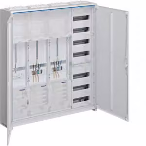 Armadio completo 2ZP/SG/VF-7rh, univ. Z, 1100x1050x205mm, IP44, SKII, 4 scomparti, Turingia