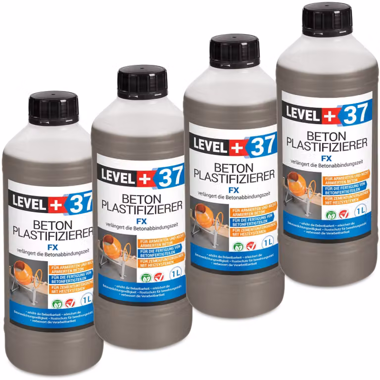 Plastificante per calcestruzzo e massetti 4L BETON PLASTICIZZATORE FX L+37