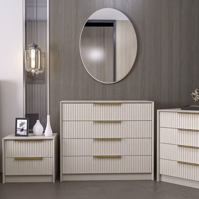 Skye Decor, Kale Luxe - 7940, Comò, Pietra, 100 x 85 x 45 cm