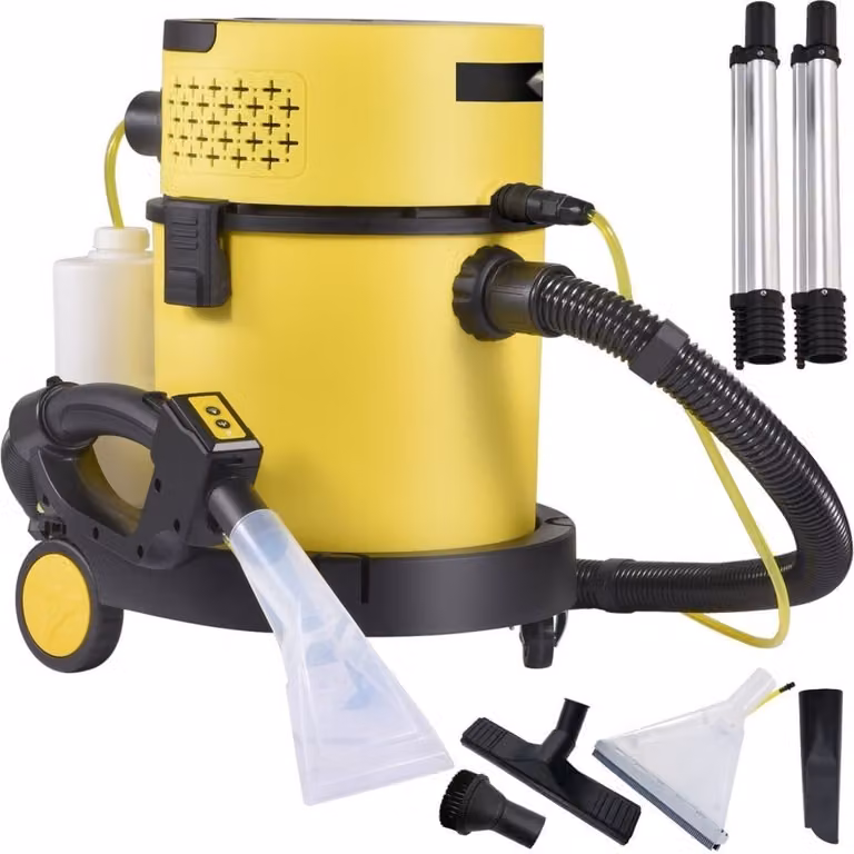 aspirapolvere 4in1 1200W - aspirapolvere a secco/umido - battitappeto - aspirapolvere a umido - capacità 20L - aspirapolvere per tappezzeria - filtro HEPA&spugna - aspirapolvere industriale