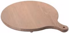 Tagliere rotondo in legno Caper colore marrone Diametro: 40 cm