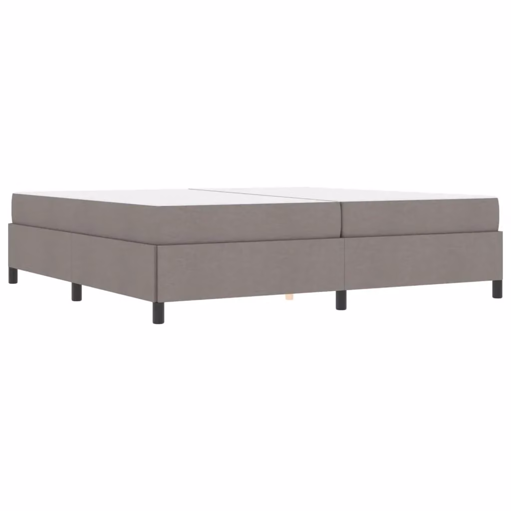 Letto a molle moderno vidaXL in tessuto beige o grigio L/P/H: 200 x 200 x 203 cm – 2