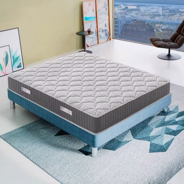 Materasso in Memory Foam Viscoelastic MaterassieDoghe Bianco L/P/H: 200 x 120 x 25 cm