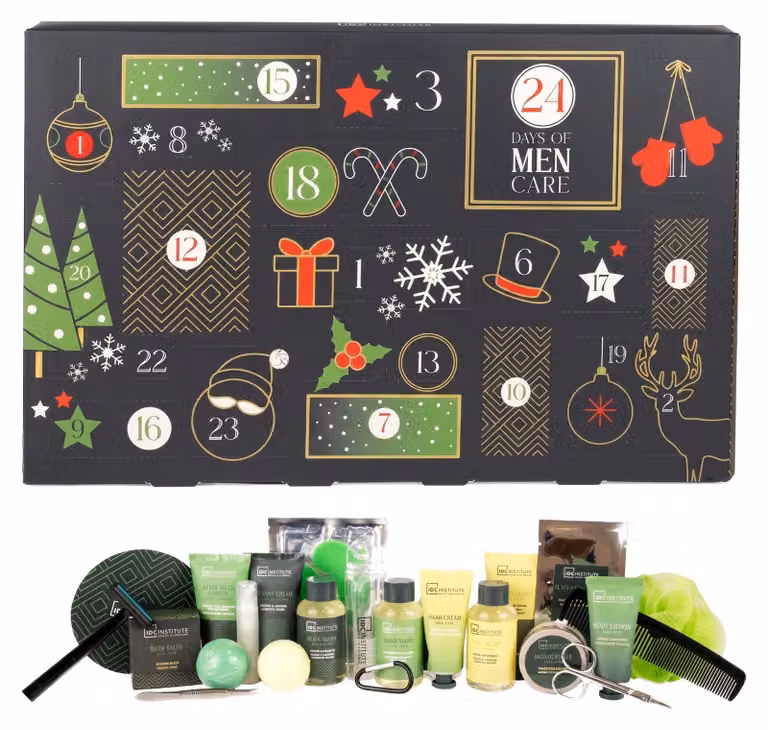 IDC Institute - Calendario dell'Avvento Uomo Cosmetici e Accessori 24 Giorni - Men Care