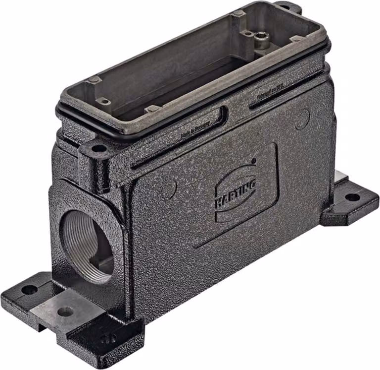HARTING Han 24HPR Base, 1xM40 uscita cavo laterale, chiusura a vite - 1 pezzo