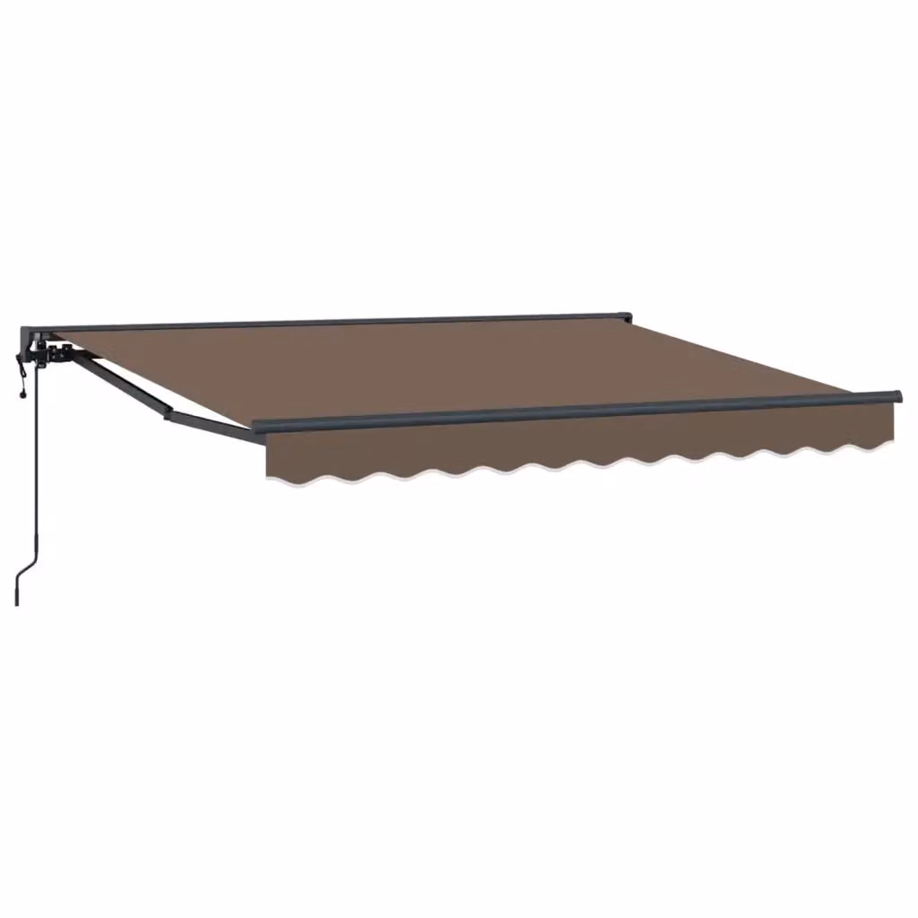 Tenda da sole elettrica retrattile vidaXL in alluminio e poliestere, colore tortora, L: 3,5 m x P: 2 m – 2