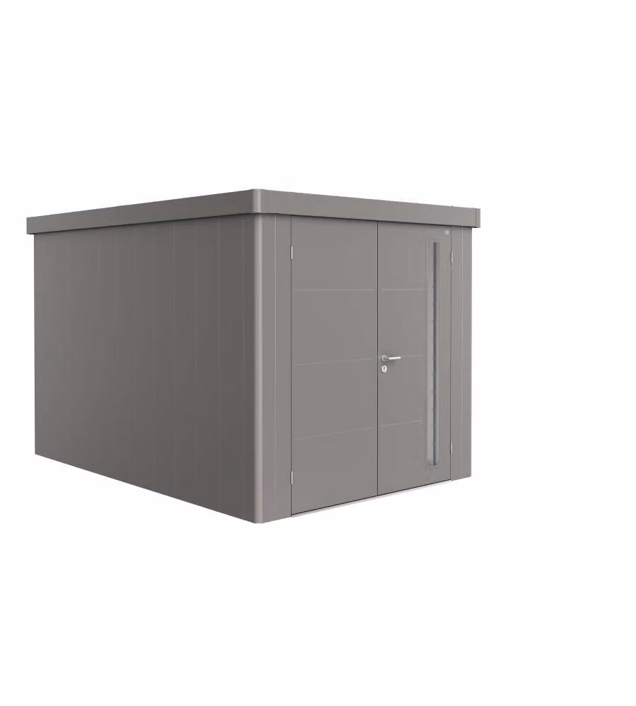 Casetta Neo 4B doppia porta, grigio quarzo metallizzato