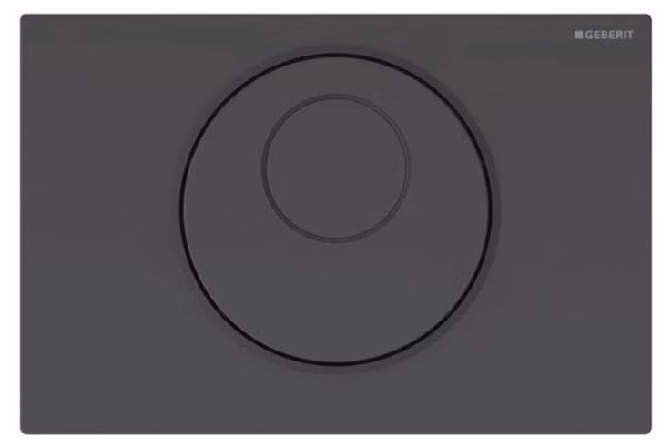 Geberit Sigma10 commande de WC avec déclenchement électrique du rinçage, fonctionnement sur réseau, automatique, sans contact, manuel, 115.890.DW.6, 115.890.DW.6