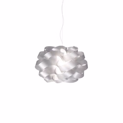 Lampadario Moderno Polilux ® Argento E Metallo Cromo 3 Luci E27