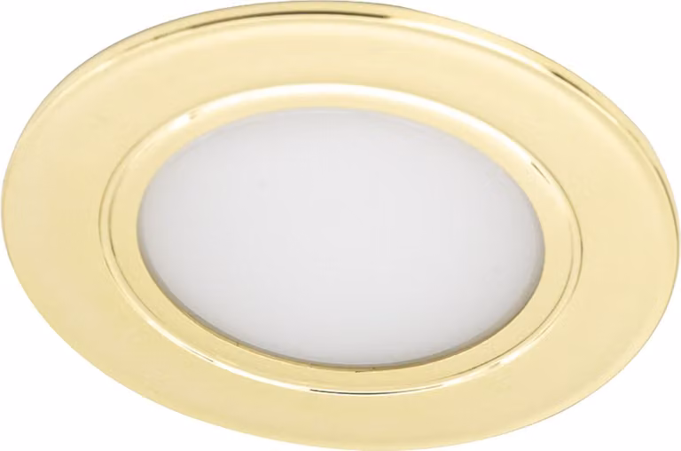 SIRO Lampada da incasso SL-Mono Spot 4000K bianco neutro, ottone lucido