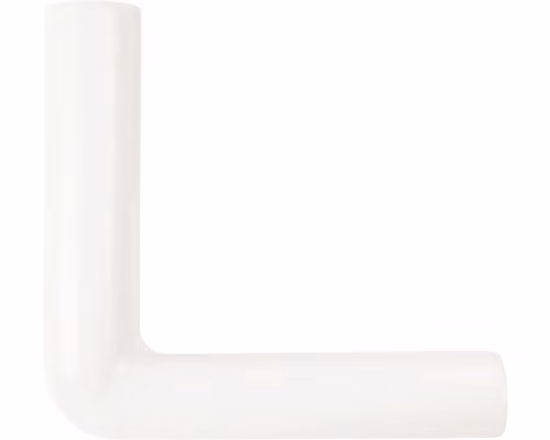 Curva per tubo di scarico 390 x 350 mm, bianca