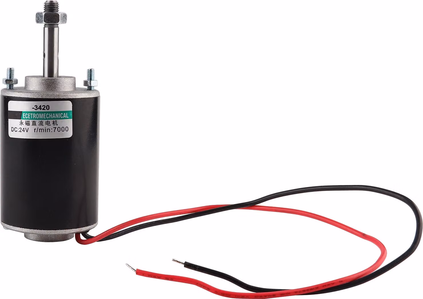 Motore DC a magnete permanente Motori elettrici a spazzole ad alta velocità e basso rumore CW CCW Mini motori elettrici a spazzole 30W