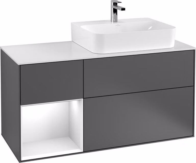 Villeroy & Boch V&B FINION mobile da bagno 1200x603x501 Abdpl wh Reg bl ma/bl ma