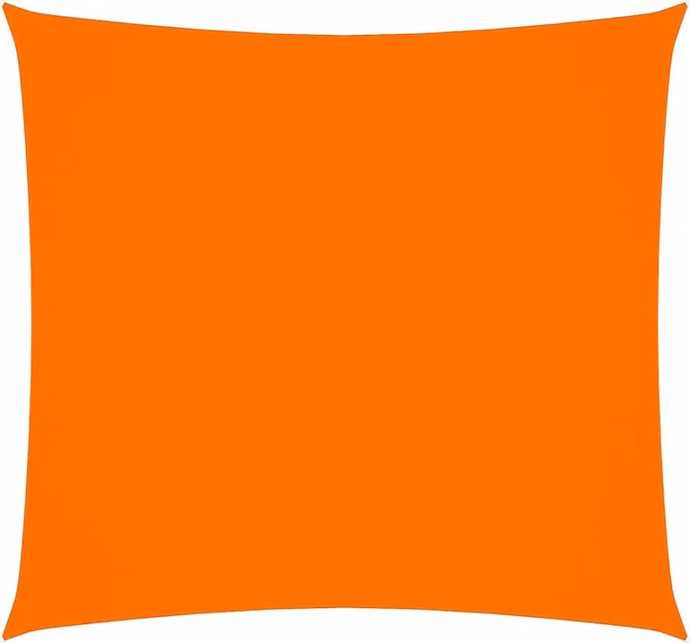 Parasole a Vela in Tela Oxford Quadrata 6x6 m Arancione