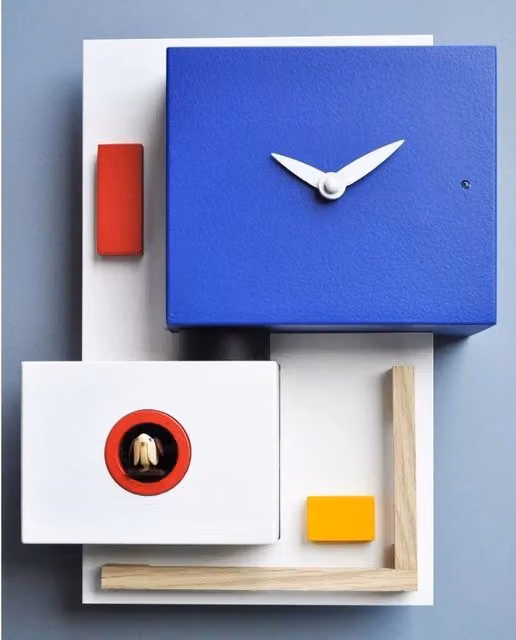 Orologio con cucù Around Rietveld Made in Italy