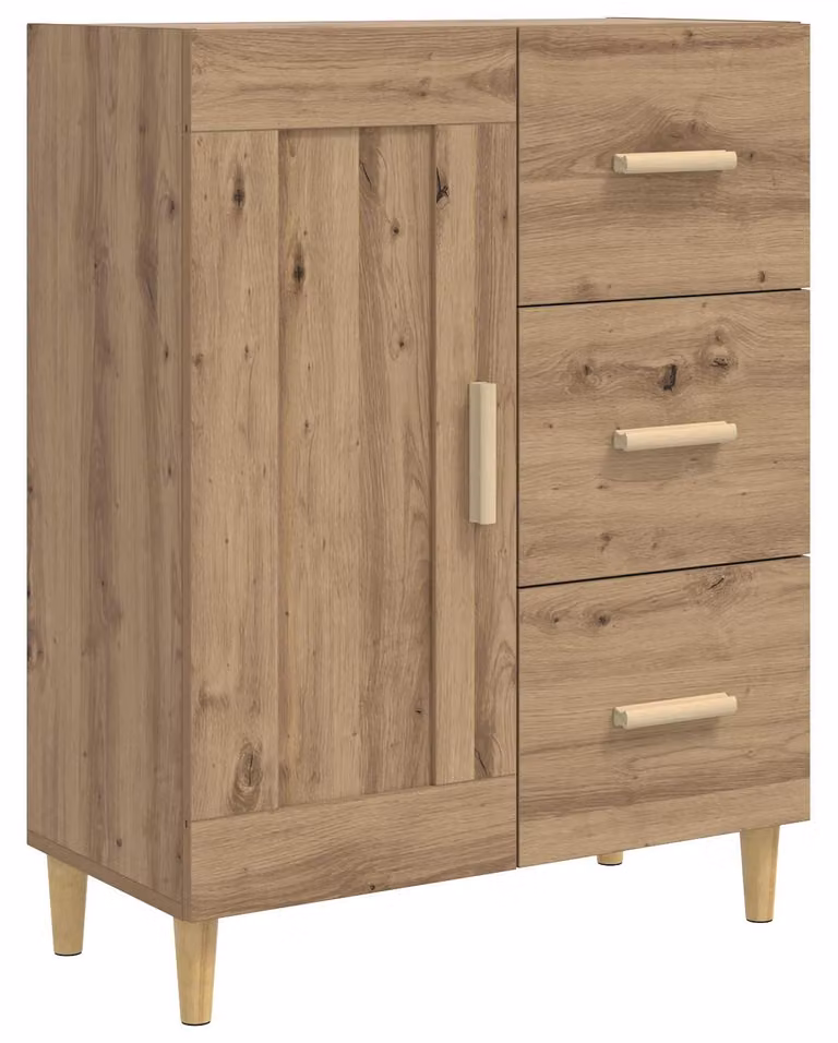 Credenza in rovere Artisan 69,5 x 34 x 90 cm Materiale a base di legno