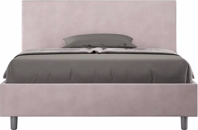 Letto Matrimoniale Large 180x200 cm Senza Rete Adele Glicine