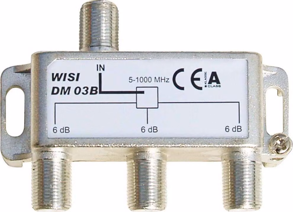 WISI DM-03B Distributore BK a 3 vie, 6dB