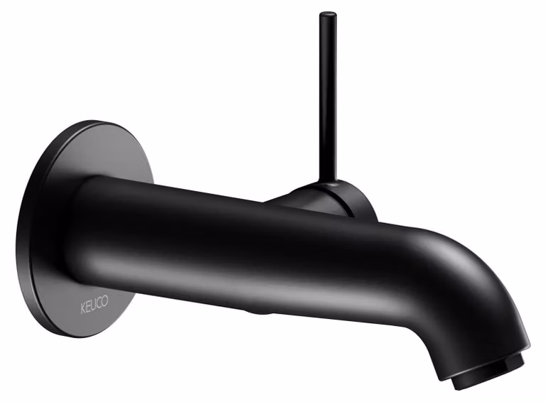KEUCO IXMO Soft Mitigeur monocommandé encastré pour lavabo, 165mm, rosace ronde, 59516370201, 59516370201