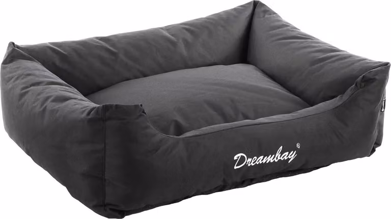 Lettino per cani nero Dreambay, colore: blu; lunghezza x larghezza: 80 cm x 67 cm