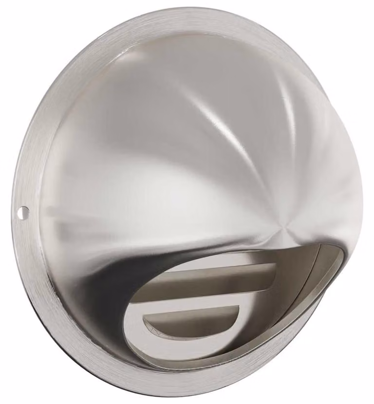 Coperture per ventilazione d'aria 8 pcs Argento 100 mm