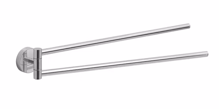 Portasalviette a snodo da muro in acciaio inox e Cromall 2323 Gedy serie EROS Cromato