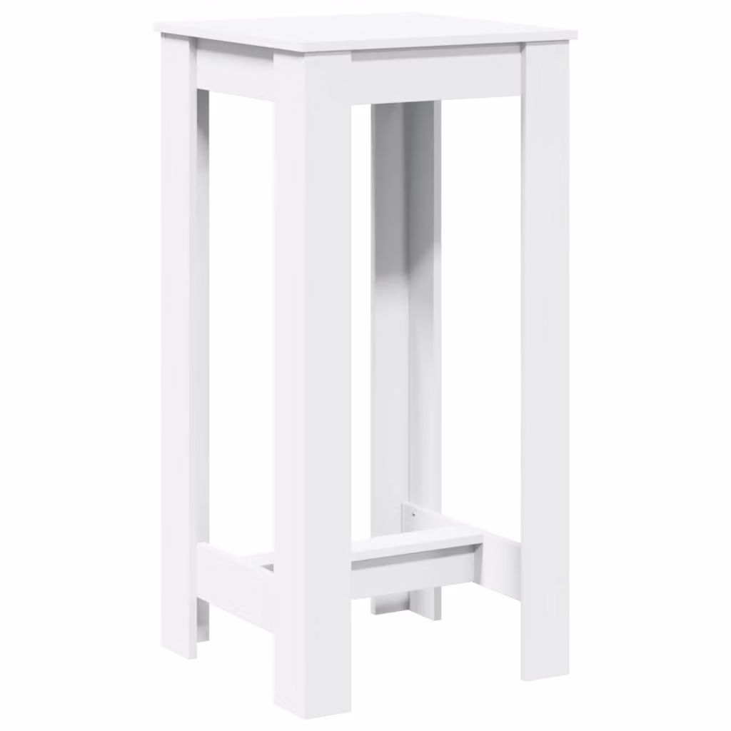 Tavolo da Bar Bianco 51x50x103,5 cm in Truciolato