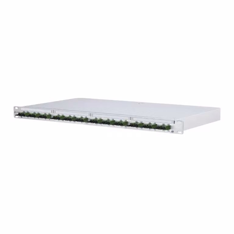Metz Connect OpDAT PF pannello di connessione con giunzione 24xE2000 APC (verde), OS2, grigio 1502095924-E