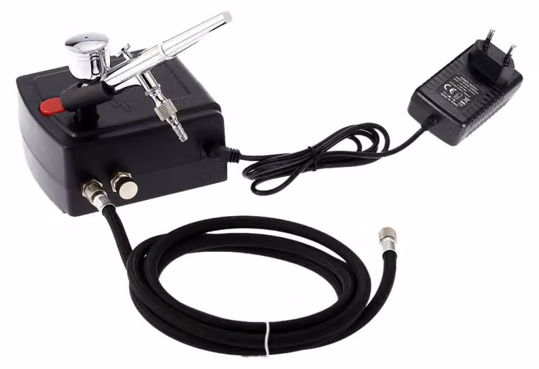 Kit professionale di compressore d'aria per aerografo, ideale per la pittura artistica e per l'utilizzo con strumenti per unghie