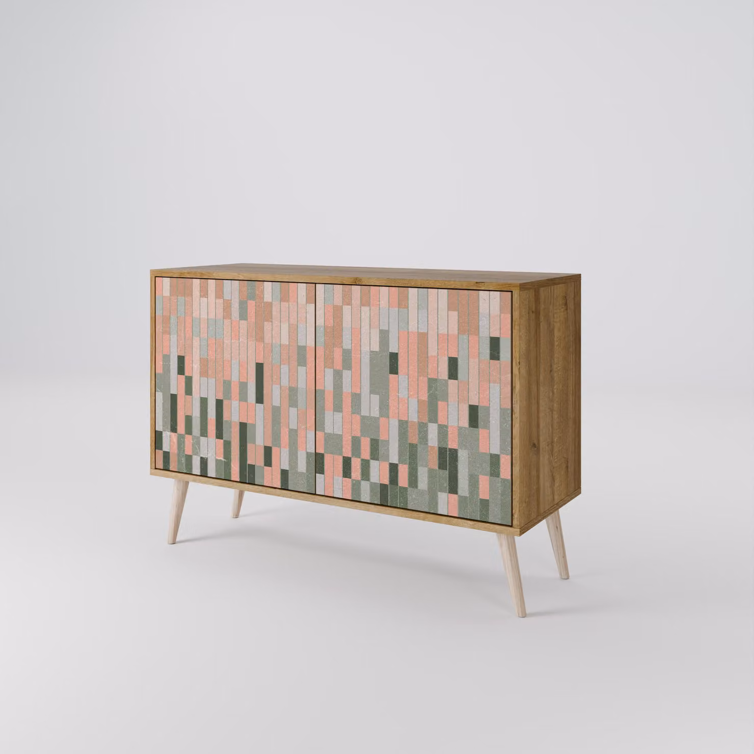 Cassettiera Spacerebels a 2 ante - credenza cassettiera - credenza alta - mobile guardaroba - soggiorno camera da letto - 57,5×111×42 (HxLxP)