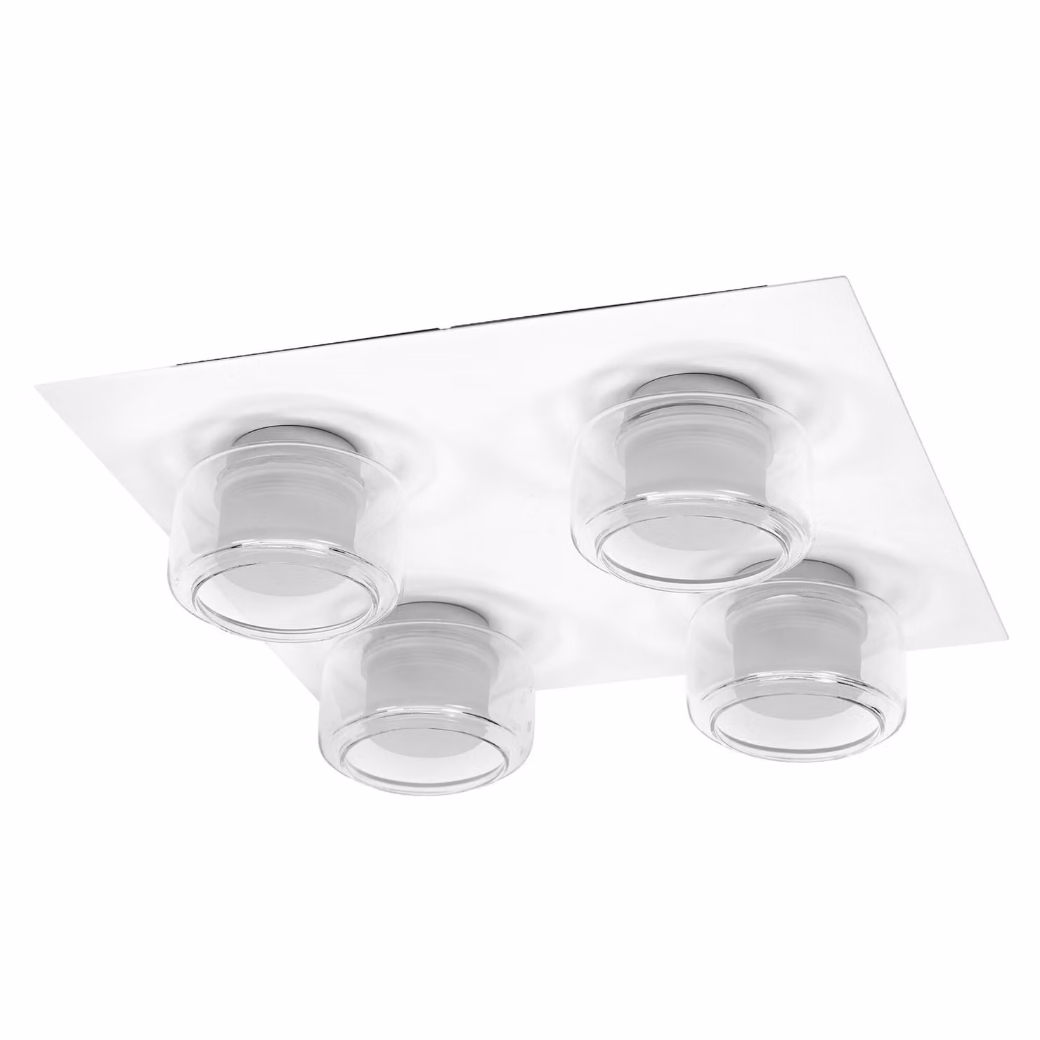 LEDVANCE ORBIS Flame lampada da parete e soffitto con LED, bianco, 22W, 1400lm, 3000/4000K, temperatura colore regolabile tramite interruttore a parete (bianco freddo e bianco caldo), protezione IP44 contro corpi estranei e spruzzi d'acqua