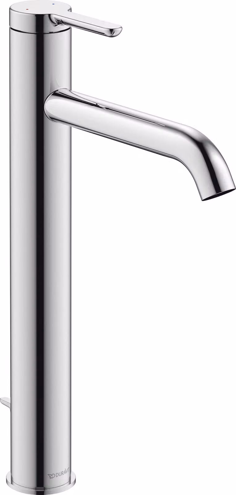 Duravit C.1 Mitigeur monocommandé pour lavabo XL, avec garniture découlement, saillie 166mm, C11040001010, C11040001010