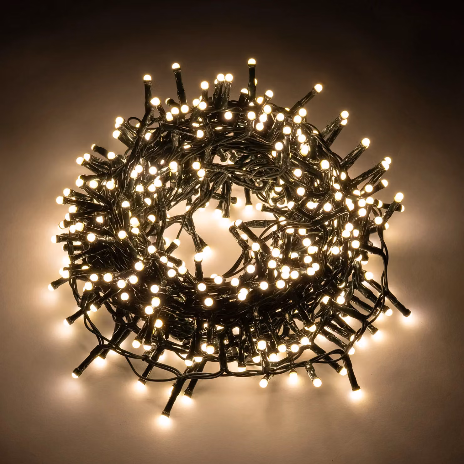 Dictrolux Catena Luminosa Soft MiniPearl con 500 LED Bianco Caldo, Lunghezza: 12,5 m – 1