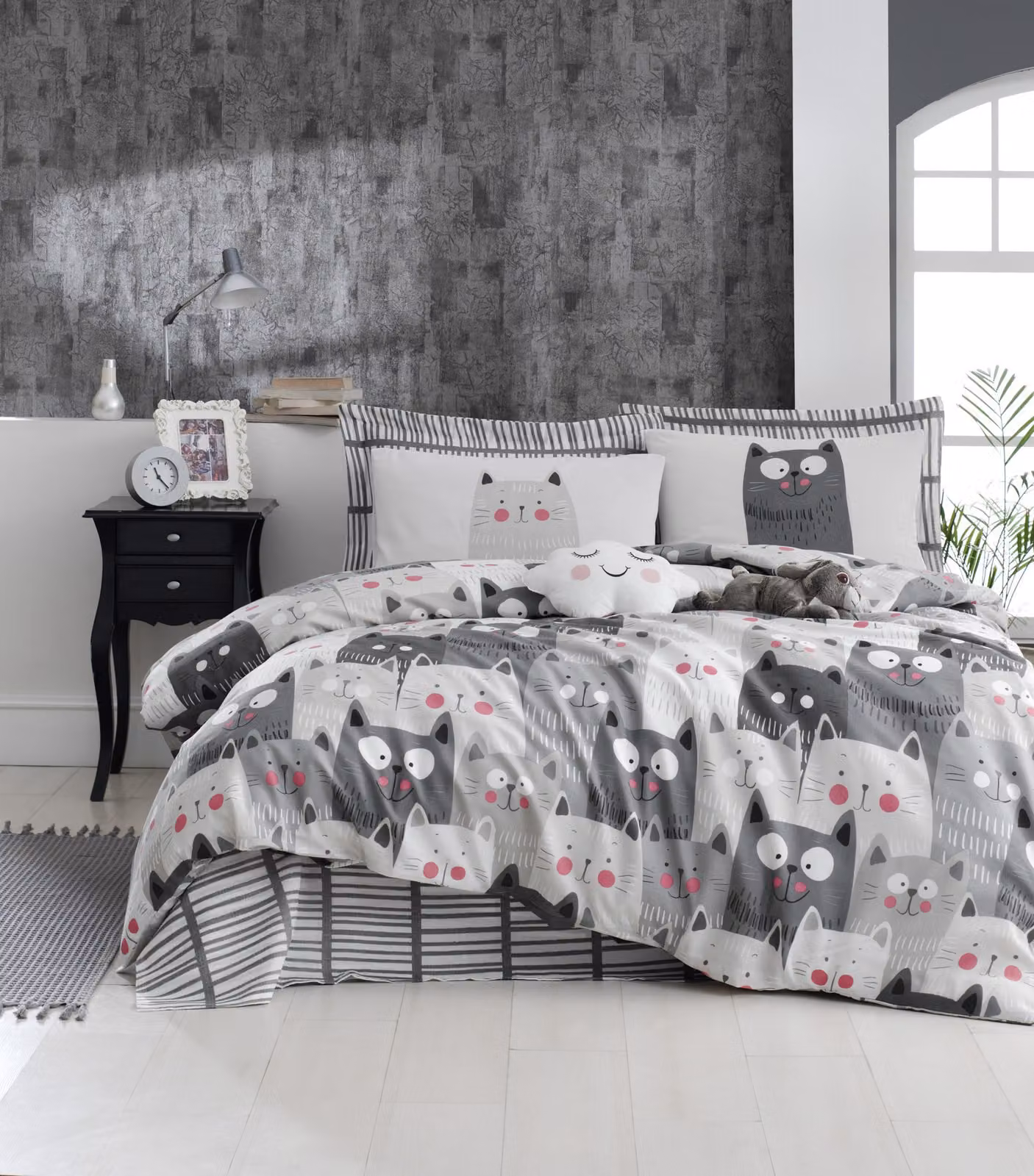 L'Essentiel Linge de Maison, Begonvilla- EPJ2190, bianco, piumini, 65% cotone / 35% poliestere