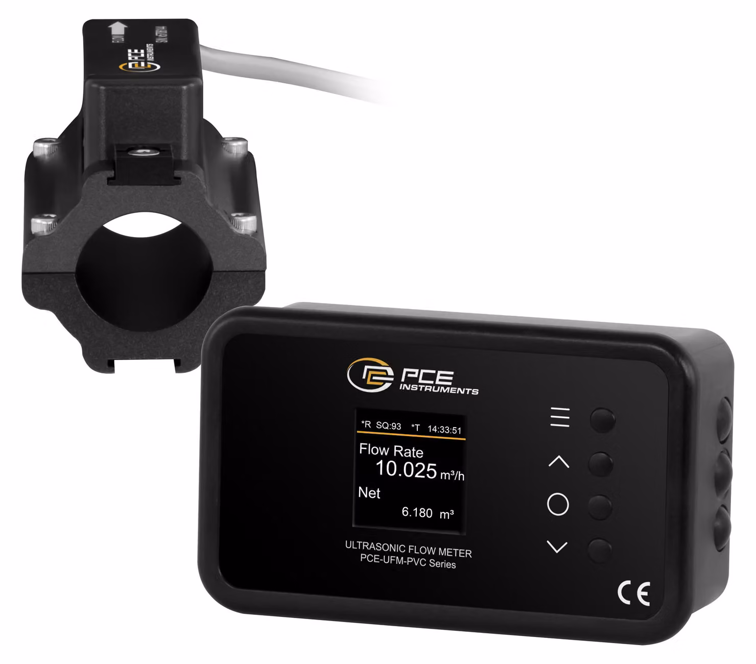 PCE Instruments: Misuratore di portata da incasso PCE-UFM 25PVC