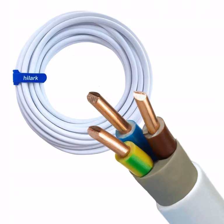 Cavo di installazione YDY, sezione 3x4mm2, lunghezza 75 metri