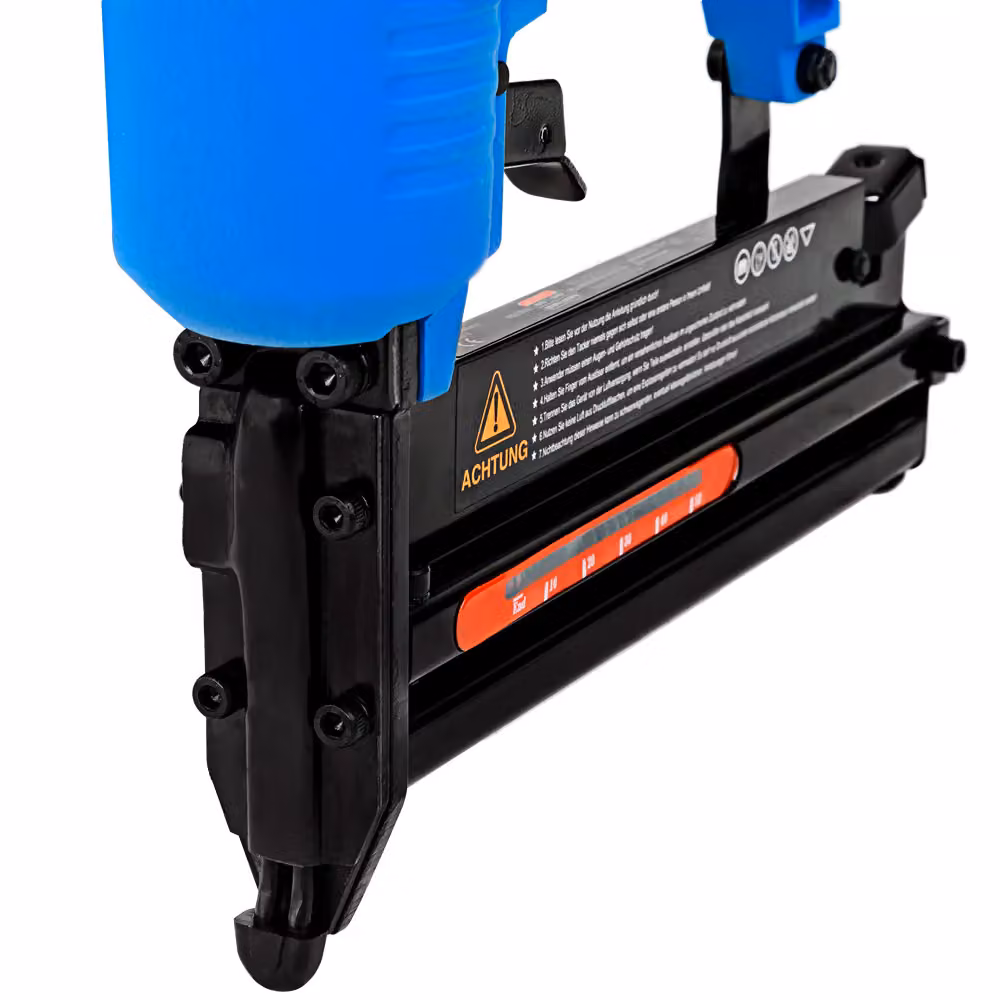 Chiodatrice e graffatrice pneumatica 2in1 Monzana, nero e blu – 3