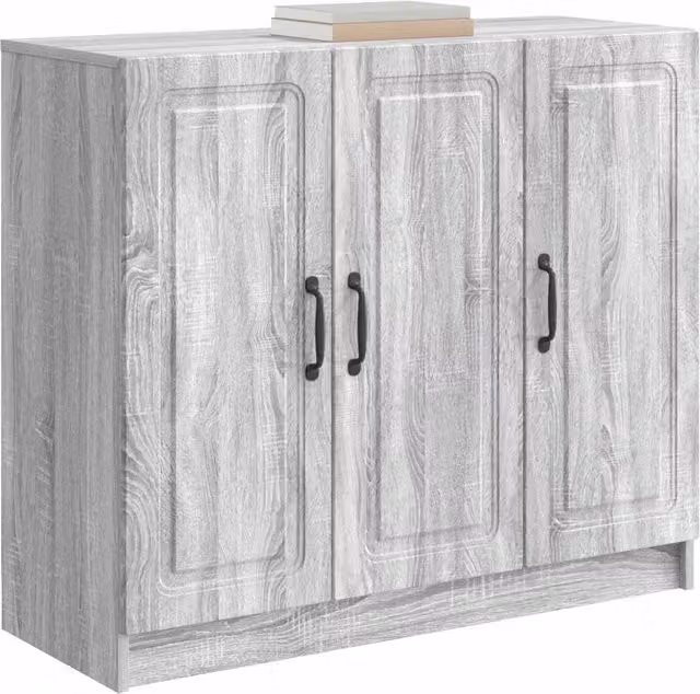 Credenza | Madia | Buffet da pranzo | Armadio da pranzo Grigio Sonoma 89 x 34,5 x 77 cm Legno ingegnerizzato