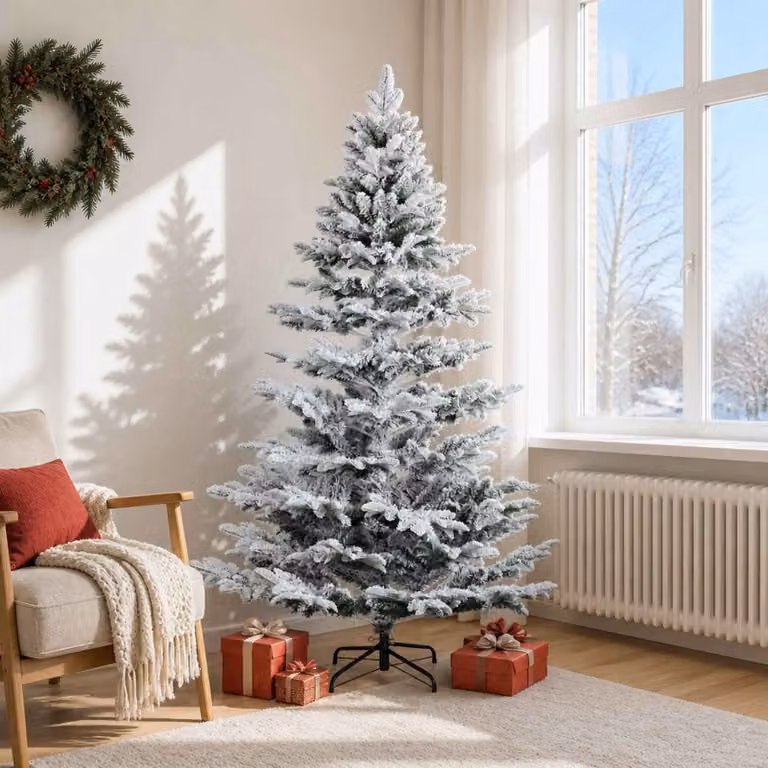 vidaXL Albero di Natale Artificiale con Rami Pieghevoli 180 cm