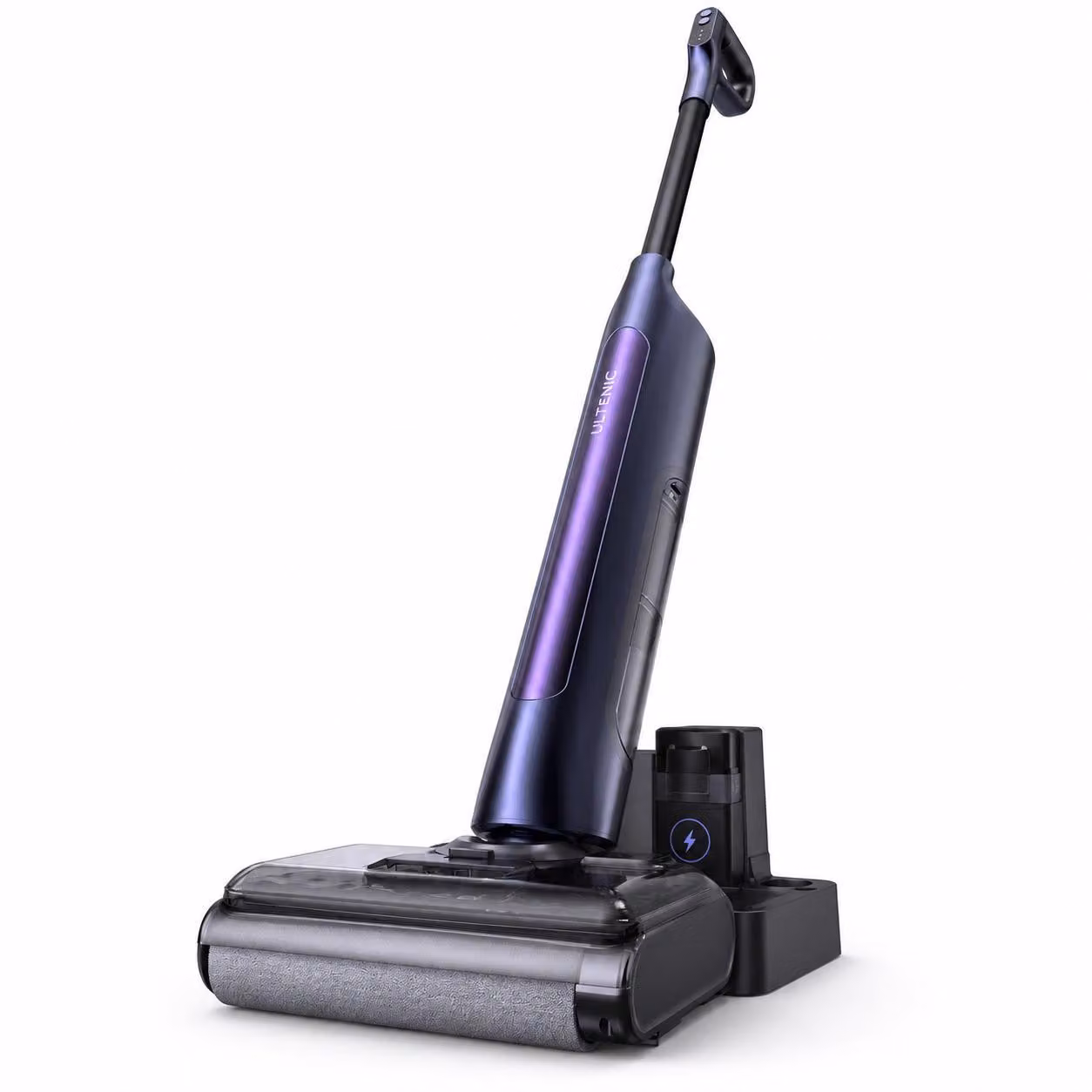 Aspirapolvere multifunzione Ultenic AC1 Triflex, senza fili, con funzione di lavaggio, sistema di autopulizia, rilevamento intelligente dello sporco, display LED e autonomia di 50 minuti