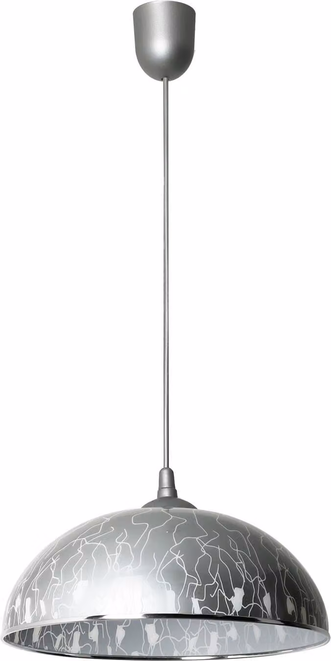 Lampada a sospensione Anja bianca 1xE27x60W in plastica, dimensioni: 70x38x38 cm, IP20, Lampex