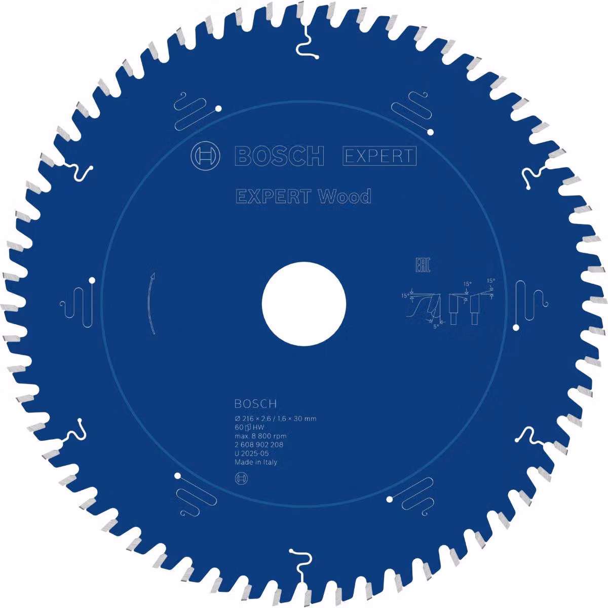 Lama circolare Bosch EXPERT Wood, 216x30 mm, Z60